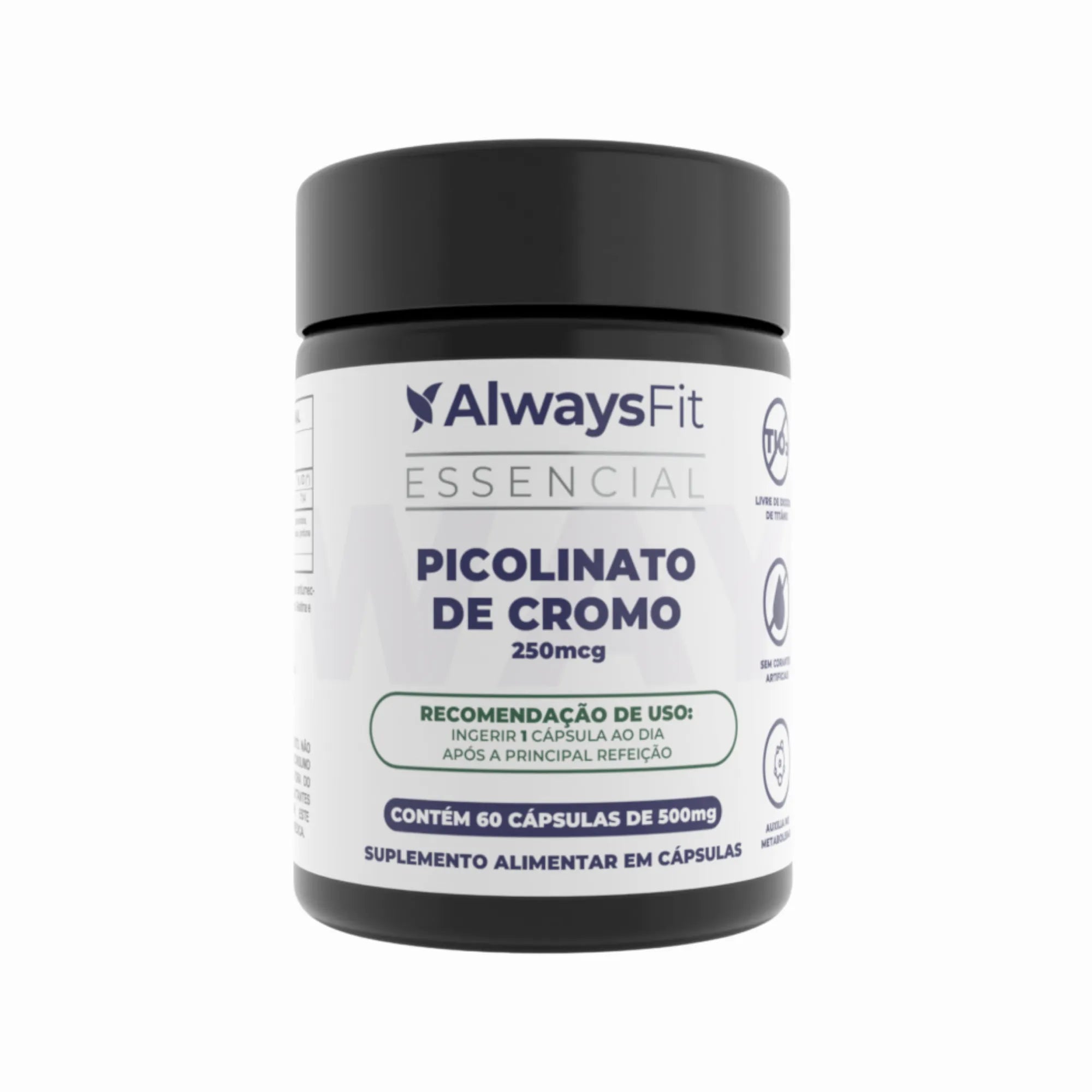Kit 3 Picolinato de Cromo com 250mcg Dose Máxima