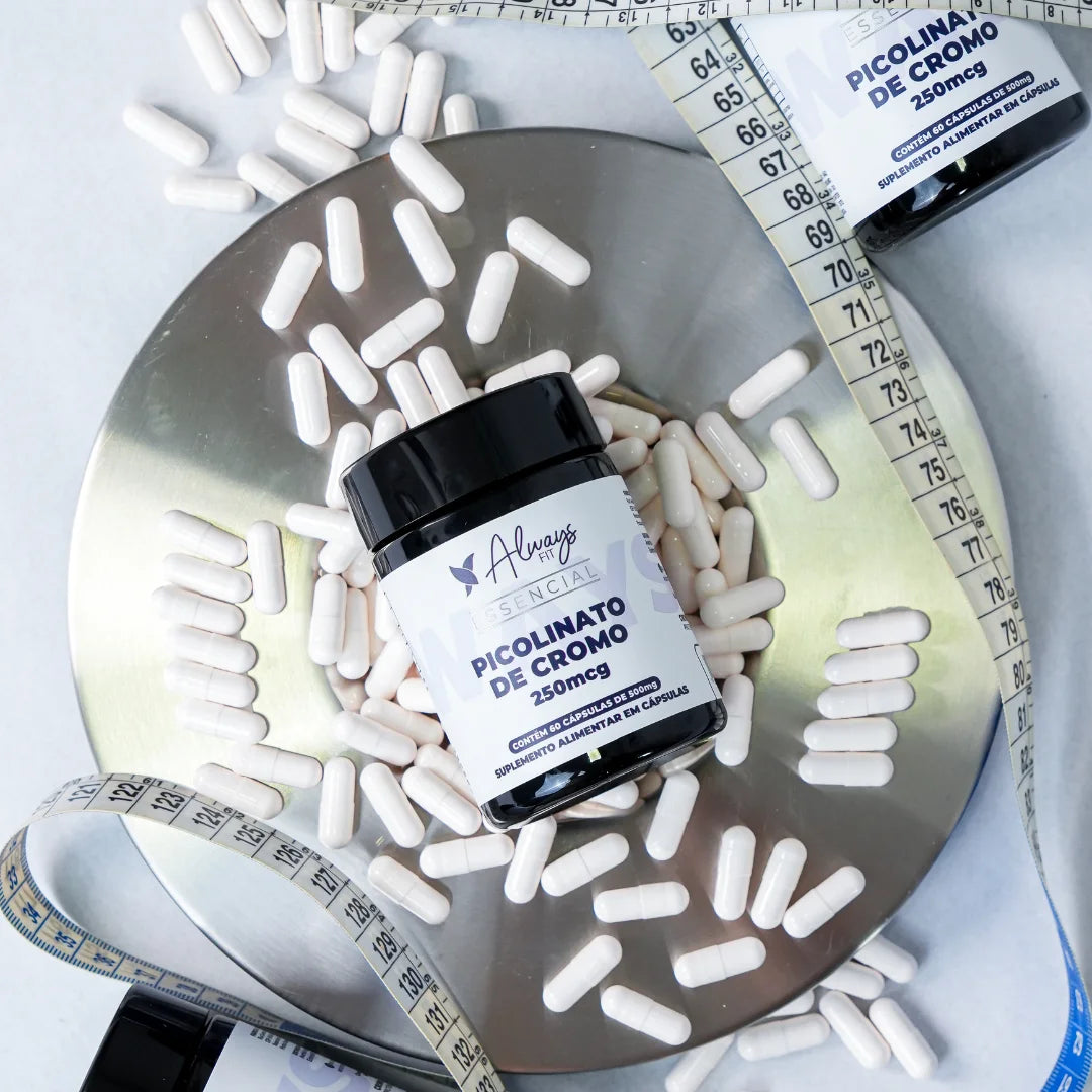 Kit 3 Picolinato de Cromo com 250mcg Dose Máxima