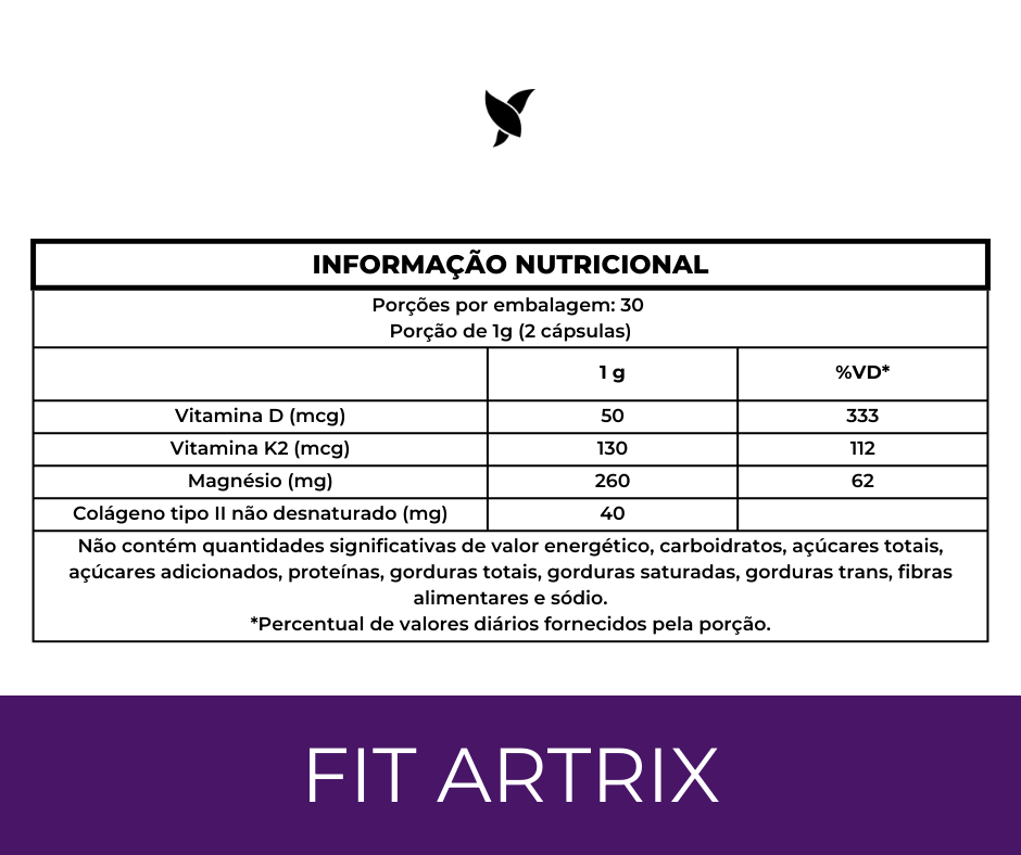 FitArtrix — Suplemento alimentar em cápsulas