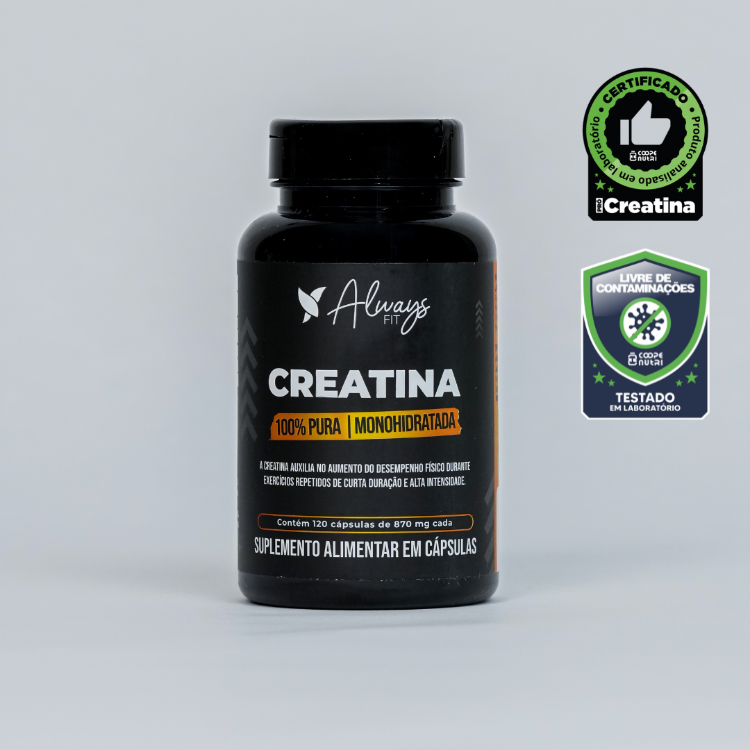 Creatina Monohidratada — Suplemento alimentar em cápsulas