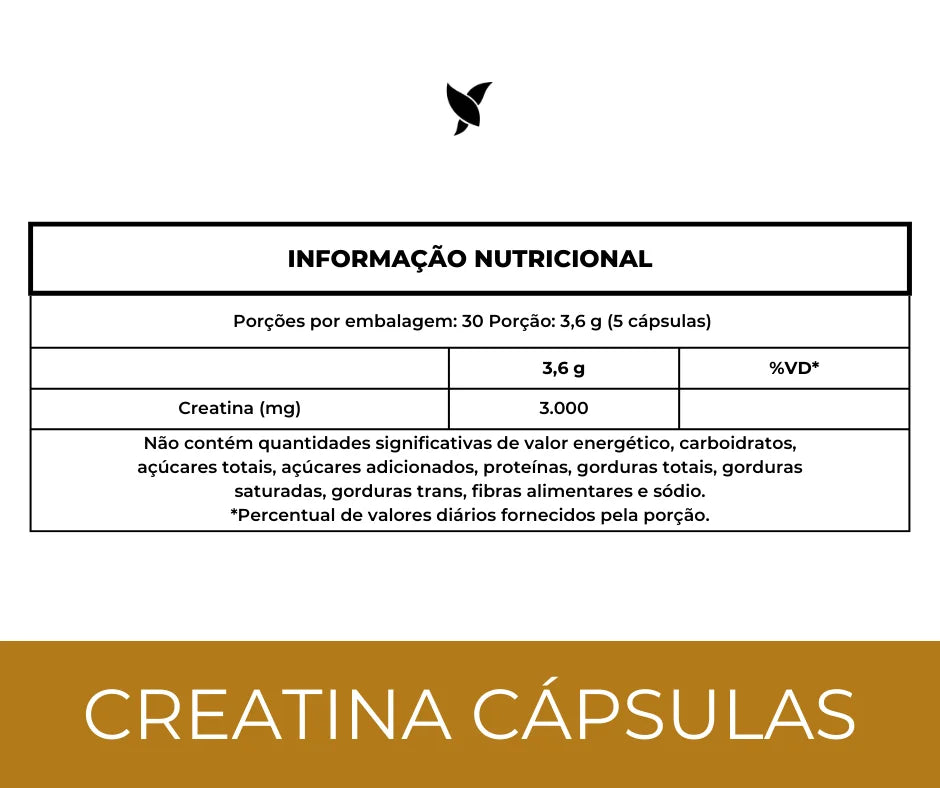 Creatina Monohidratada — Suplemento alimentar em cápsulas