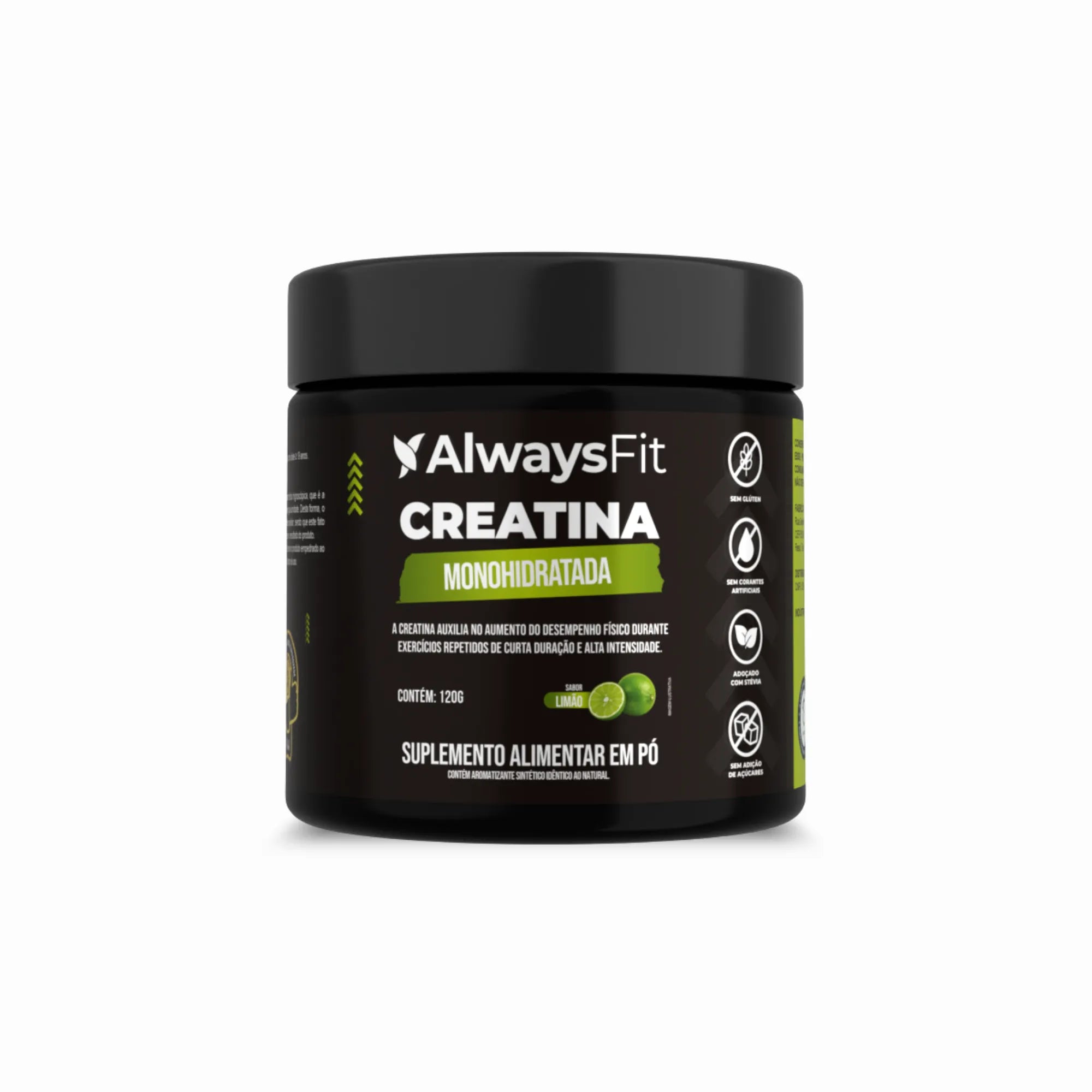 Creatina Monohidratada 100% Pura – Sabor Limão | 120g