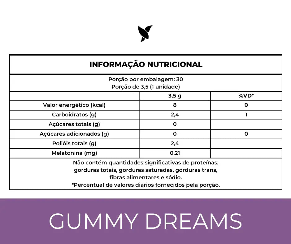 Gummy Dreams — Suplemento alimentar de melatonina em gomas
