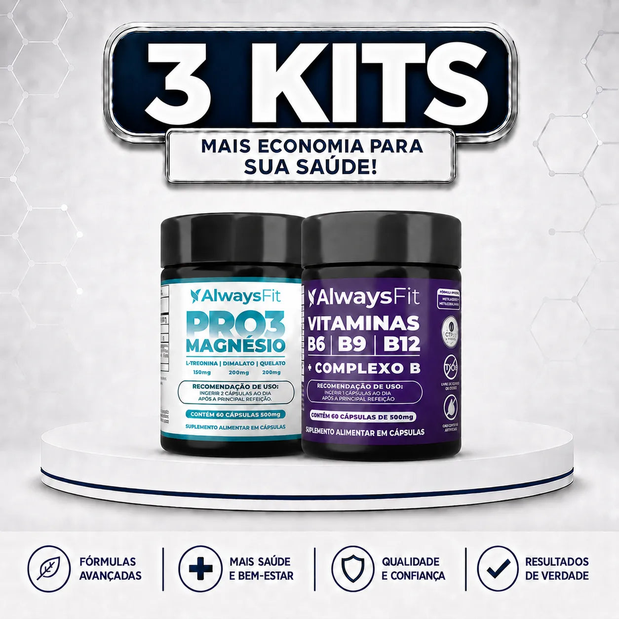 Kit PRO3 Magnésio + Complexo B