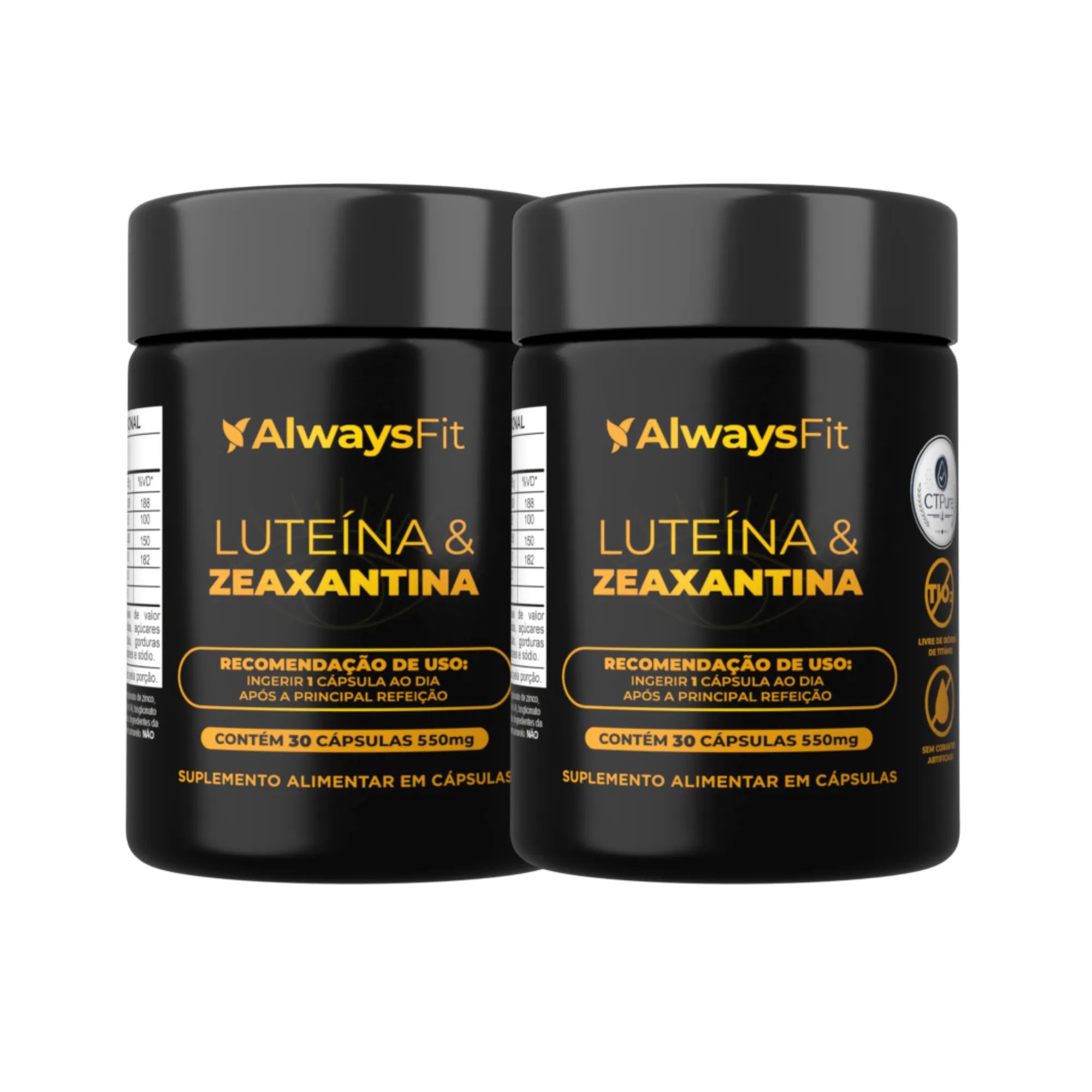 Luteína & Zeaxantina  — Suplemento alimentar em cápsulas