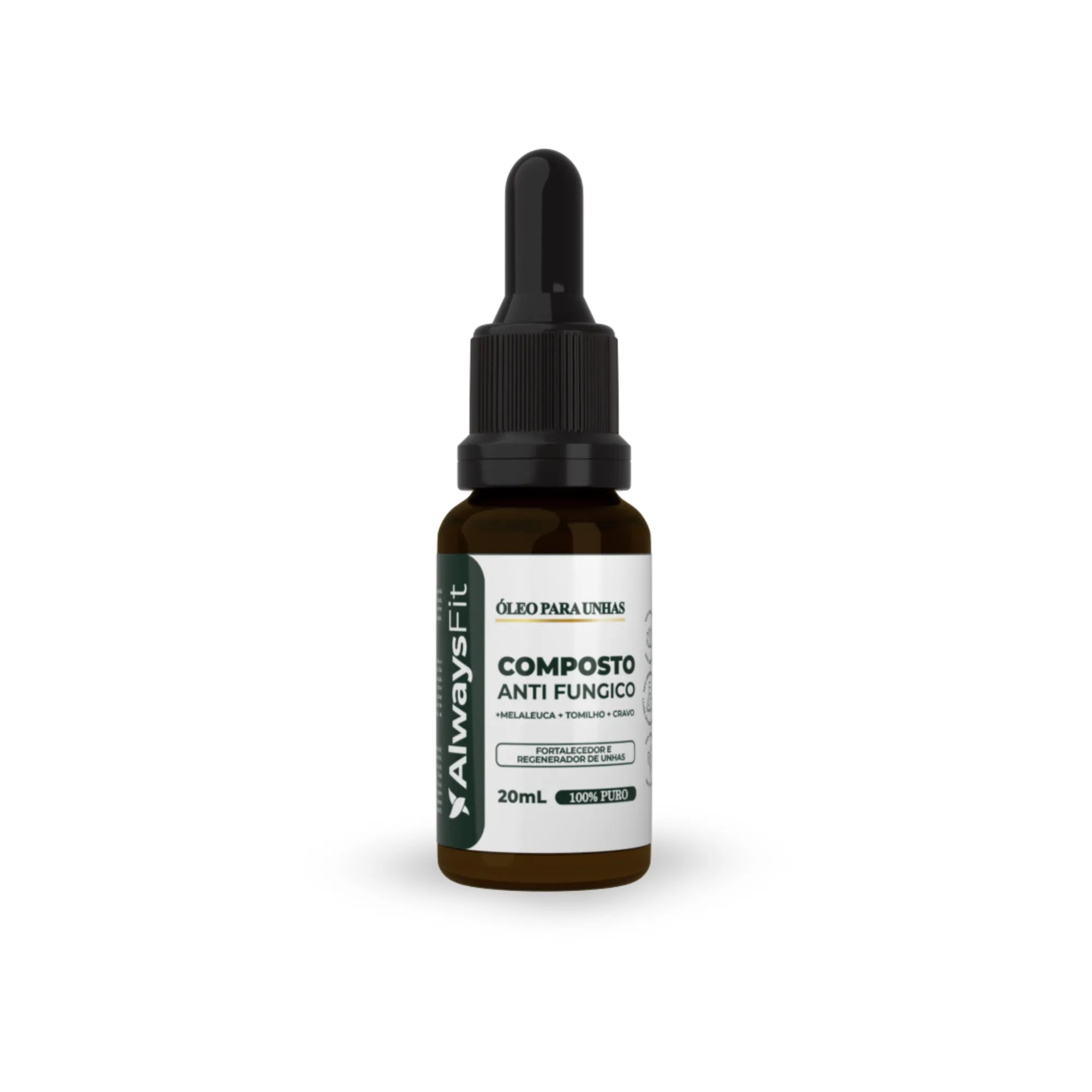 Mix de Óleos Pronto para Fungos Unha (Óleo Essencial de Cravo, Tomilho e Melaleuca) Always Fit – Ação Antisséptica e Restauradora | 20ml