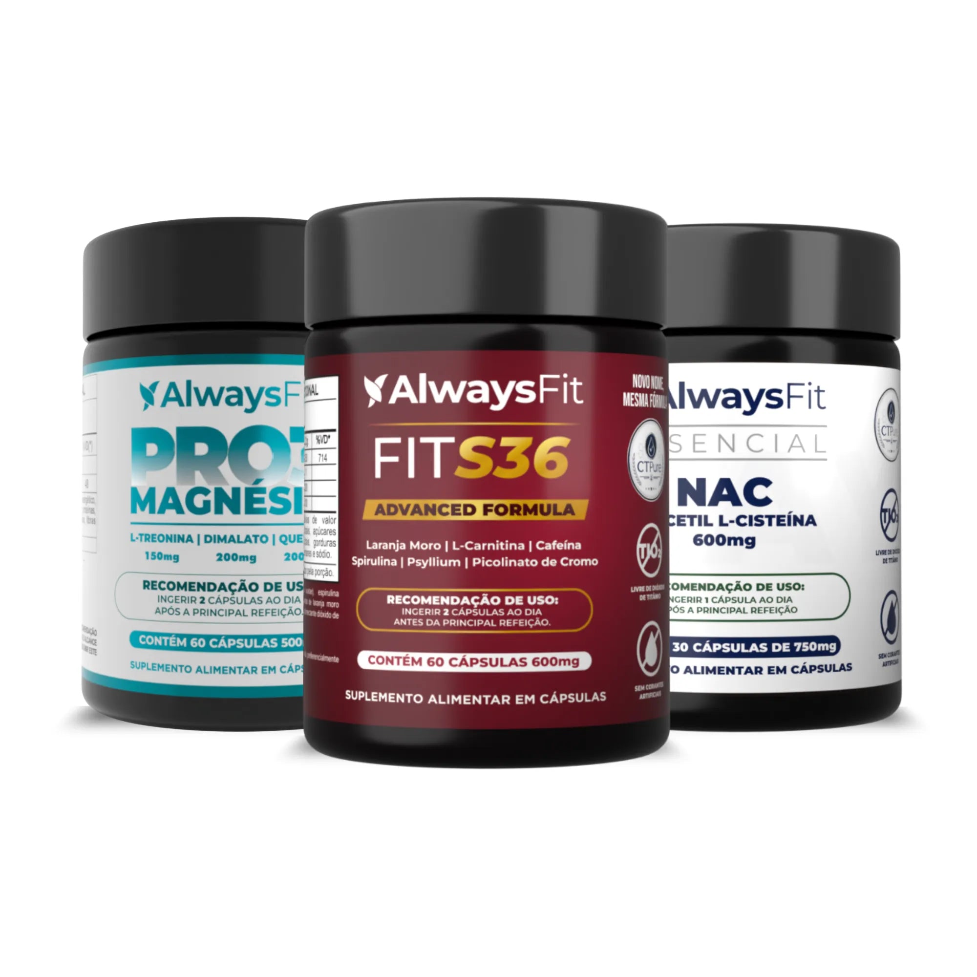 Kit 29 - Pro3Magnésio + FitS36 + Nac
