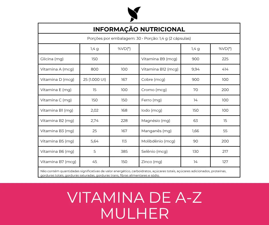 Provit A-Z - Mulher — Vitaminas e Minerais