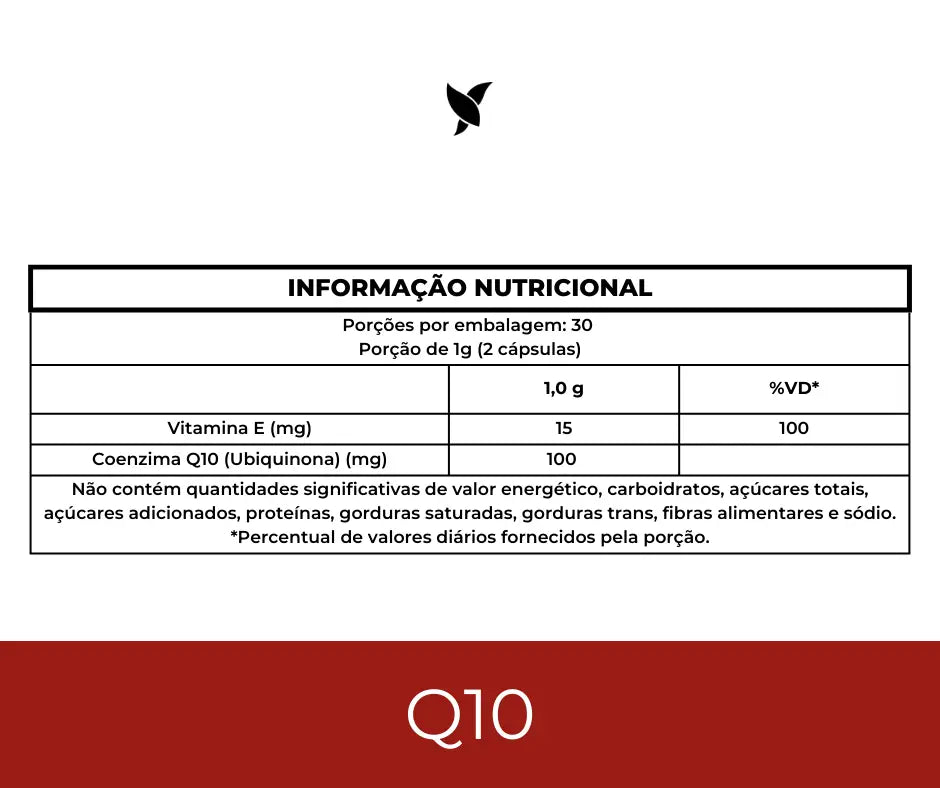 Coenzima Q10 — Suplemento alimentar em cápsulas